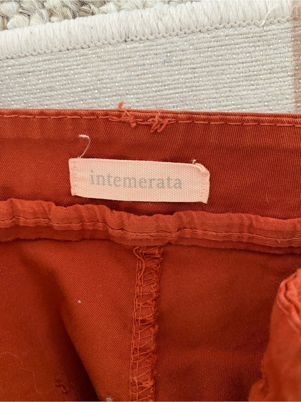 intemerata Rust Orange pants
